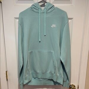 Nike Men's Sea foam Blue Hoodie